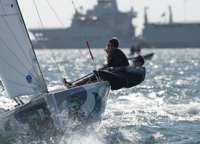 Olivia Price, Nina Curtis, Lucinda Whitty (AUS) Match Racing - Skandia Sail for Gold Regatta 2012 © onEdition http://www.onEdition.com